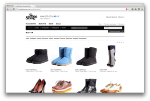 магазин обуви на WordPress